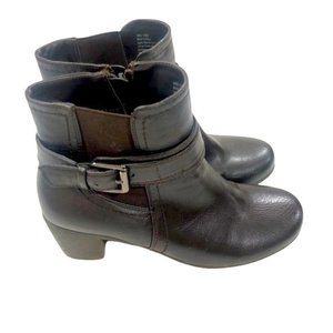 Croft & Barrow Brown Heeled Boots